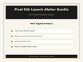 Pixel Silk Launch Atelier Bundle main cover