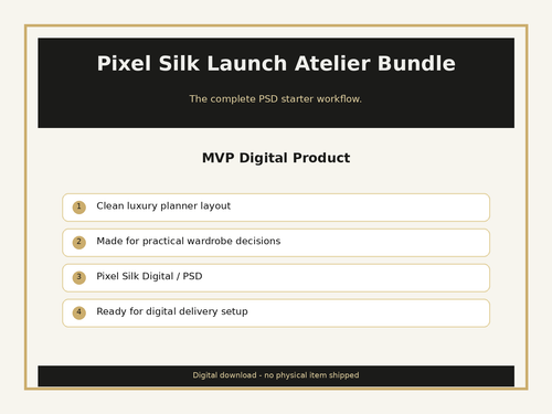 Pixel Silk Launch Atelier Bundle main cover