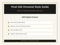 Pixel Silk Personal Style Guide main cover