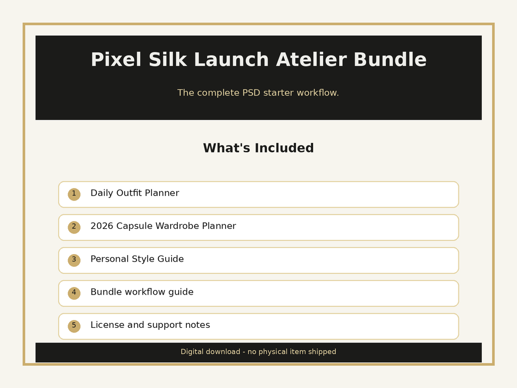 What is included in the Launch Atelier Bundle