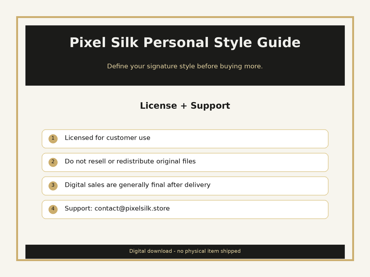 License and support information
