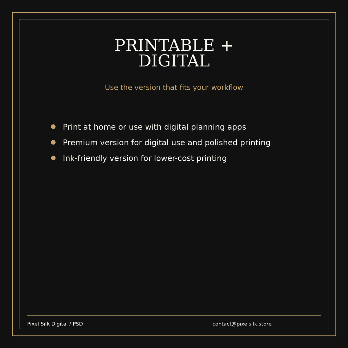 Printable and digital outfit planner formats